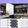 Żywa naklejka samoprzylepna 3D płytki kuchenne backsplash do łazienki sztuka ścienna