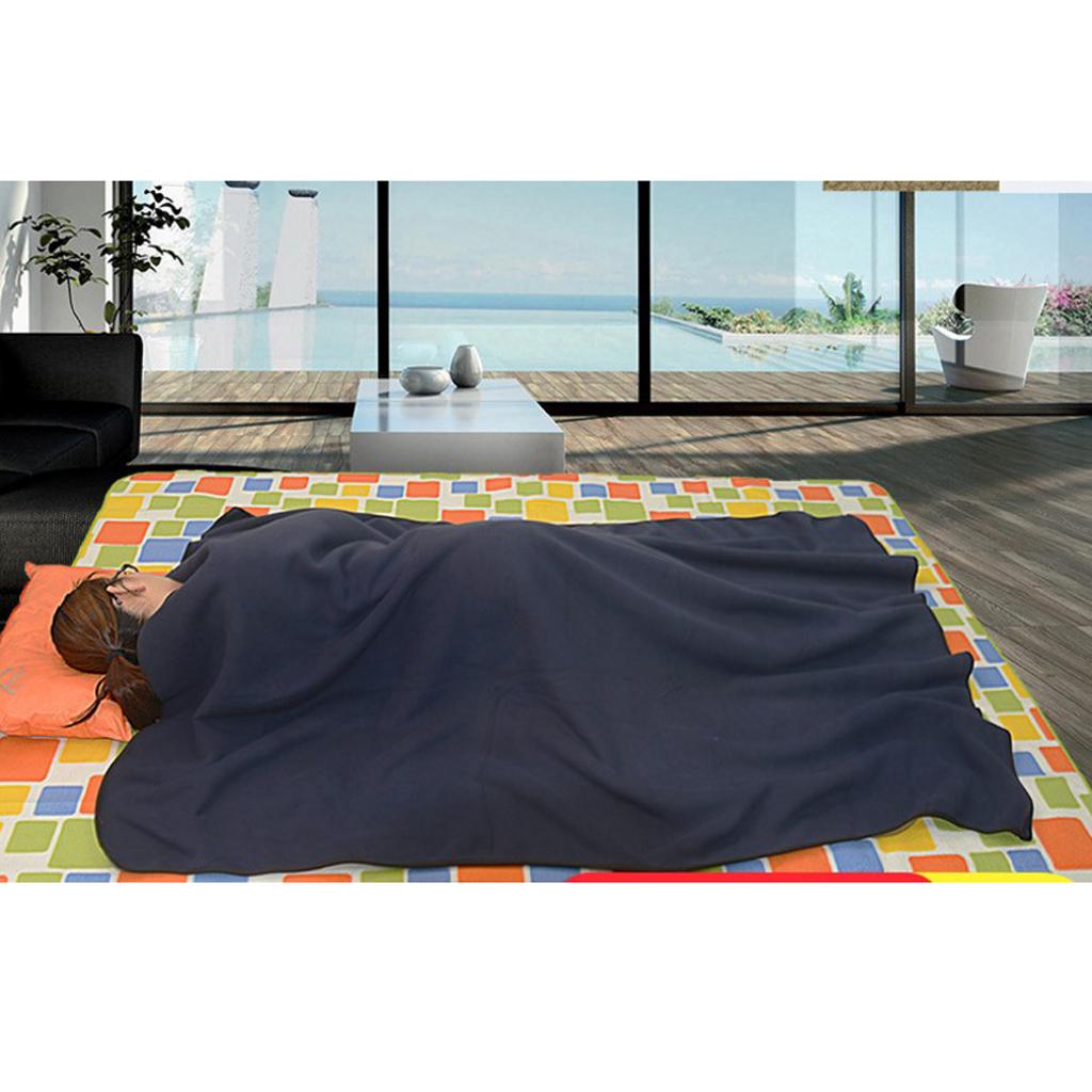 Buy Warm Fleece Camping Sleeping Blanket Winter Under Quilt Mattress