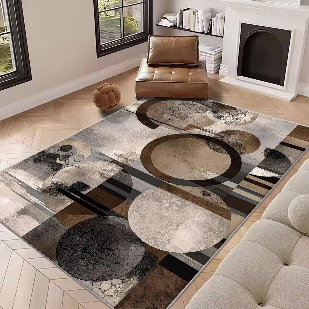 New Abstract Carpet for Living Room Nordic Decoration Home Sofa Big Size Rugs Geometric Bedroom Bedside Soft Floor Mat Non-slip