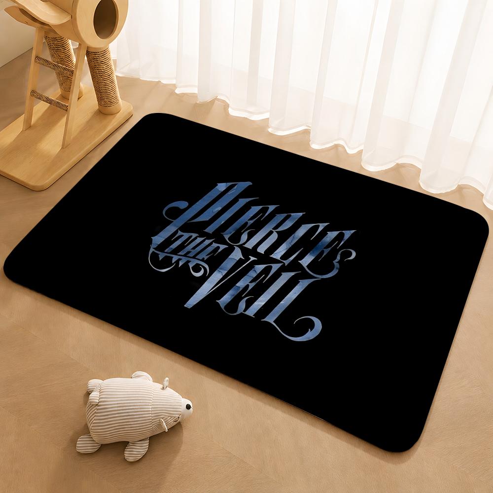 P-Pierce The Veil Band Collide With The Sky Floor Mat Floor Mat Soft Flannel Non-Slip Door Rug for Living Room