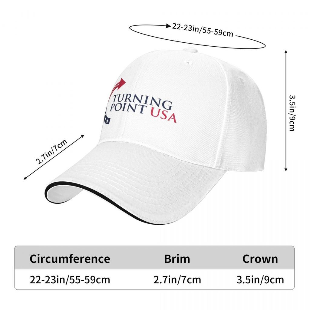 Baseball Caps Turning Point USA Fun Casquette Men Women Outdoor Summer Hats