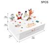 5/10Pcs Cartoon Christmas Kraft Paper Candy Gift Box Kids Favor Cookie Box 2025 Christmas Party Decoration Xmas Navidad New Year