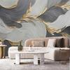 Creative Art Feather 3d Wall Mural Geometric Patterns Photo Wallpaper Living Room Tv Sofa Bedroom Fresco Home Decor