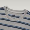 Levis American Vintage Short Sleeve Striped Logo Drop Shoulder Pullover T-Shirt Men T-Shirts Gray A0637-0199
