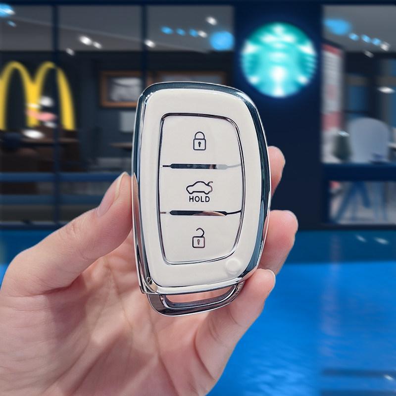 Auto Tpu Shell Fob Car Key Case Cover For Hyundai Tucson Sonata Fe Creta Ix25 Ix35 Ix45 Solaris Elantra Accent I10 I20 I30 I40