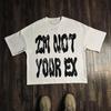 Tshirt Streetwear Summer Tshirt Apple Sauce Printed Gothic Cute Top Short Sleeve Y2K Korean Fashion