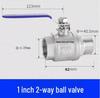 304 Stainless Steel Threaded Ball Valve - Available in 1/2, 3/4, 1, 1.5 Inch Sizes