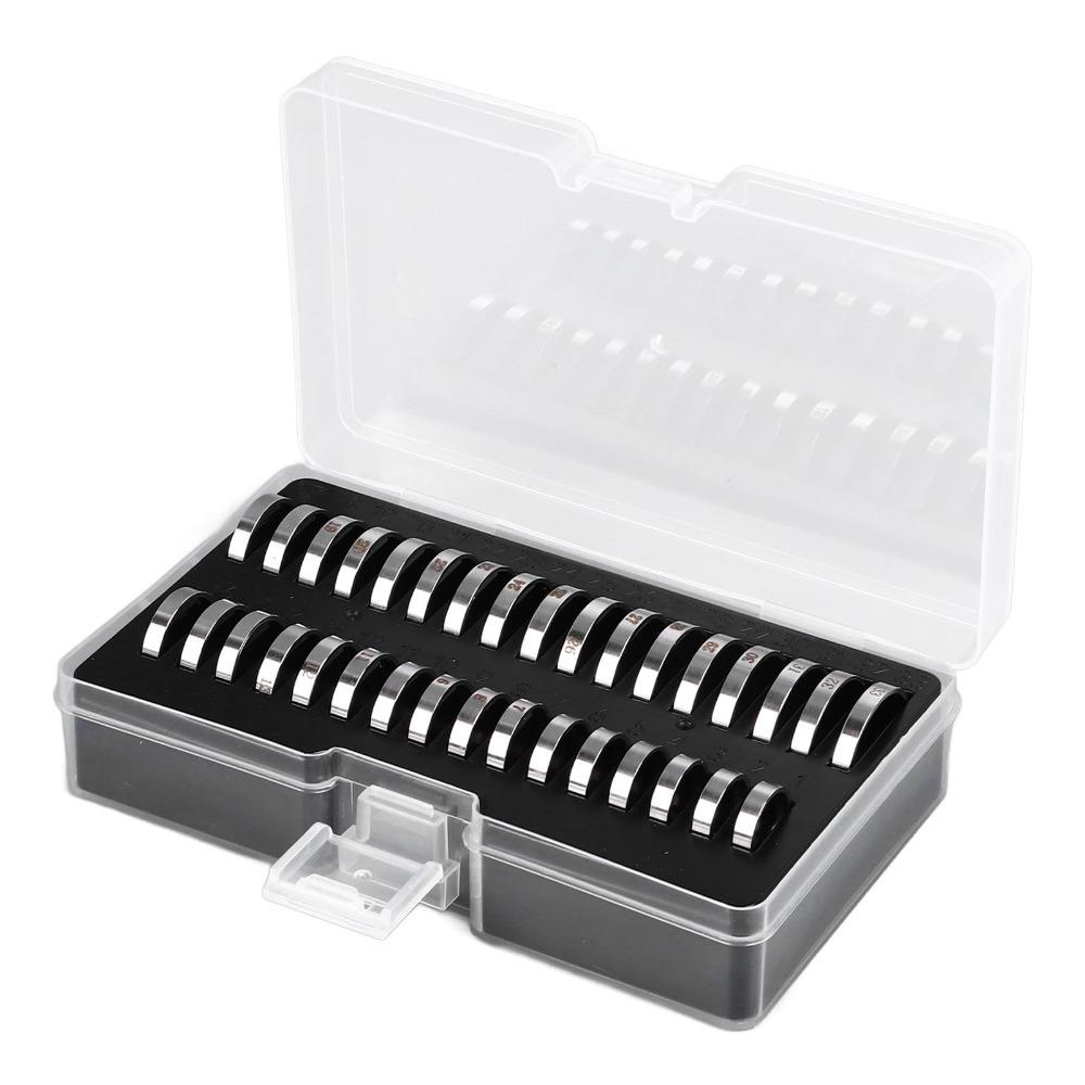 Stainless steel Finger Gauge Full sizes Ring Gauge Ring fitting tool Ring Sizer  Finger measurement