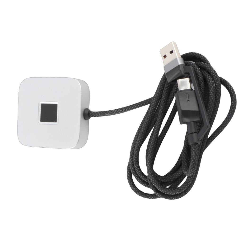 USB Fingerprint Reader for PC 360 Degree Touch Fast Recognition Biometric Fingerprint Scanner Dongle Support for   10 11 Hello