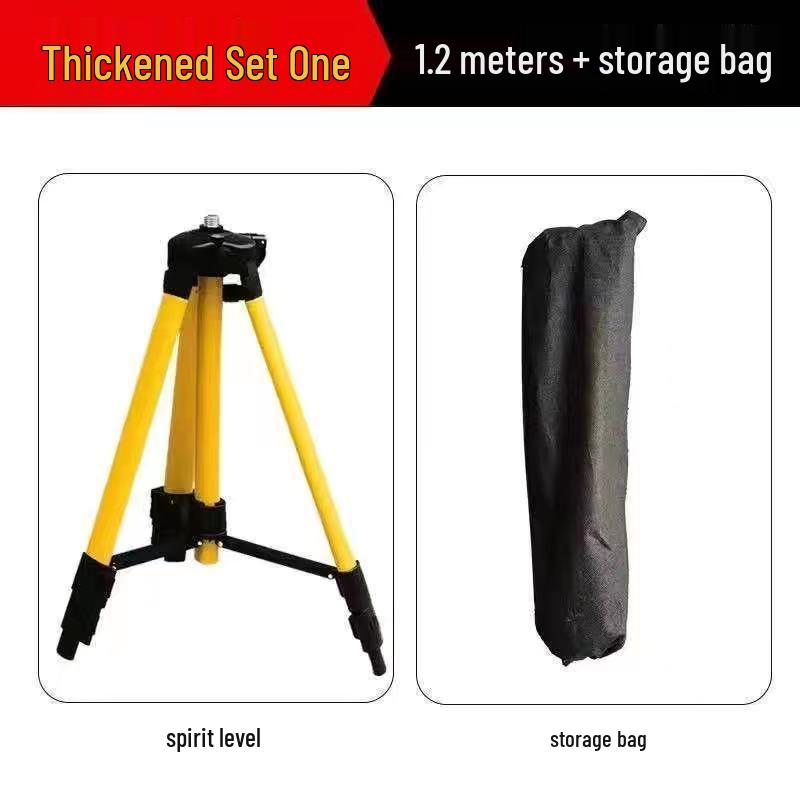 Thickened Aluminum & Steel Spirit Level Bracket with Infrared Laser Tripod