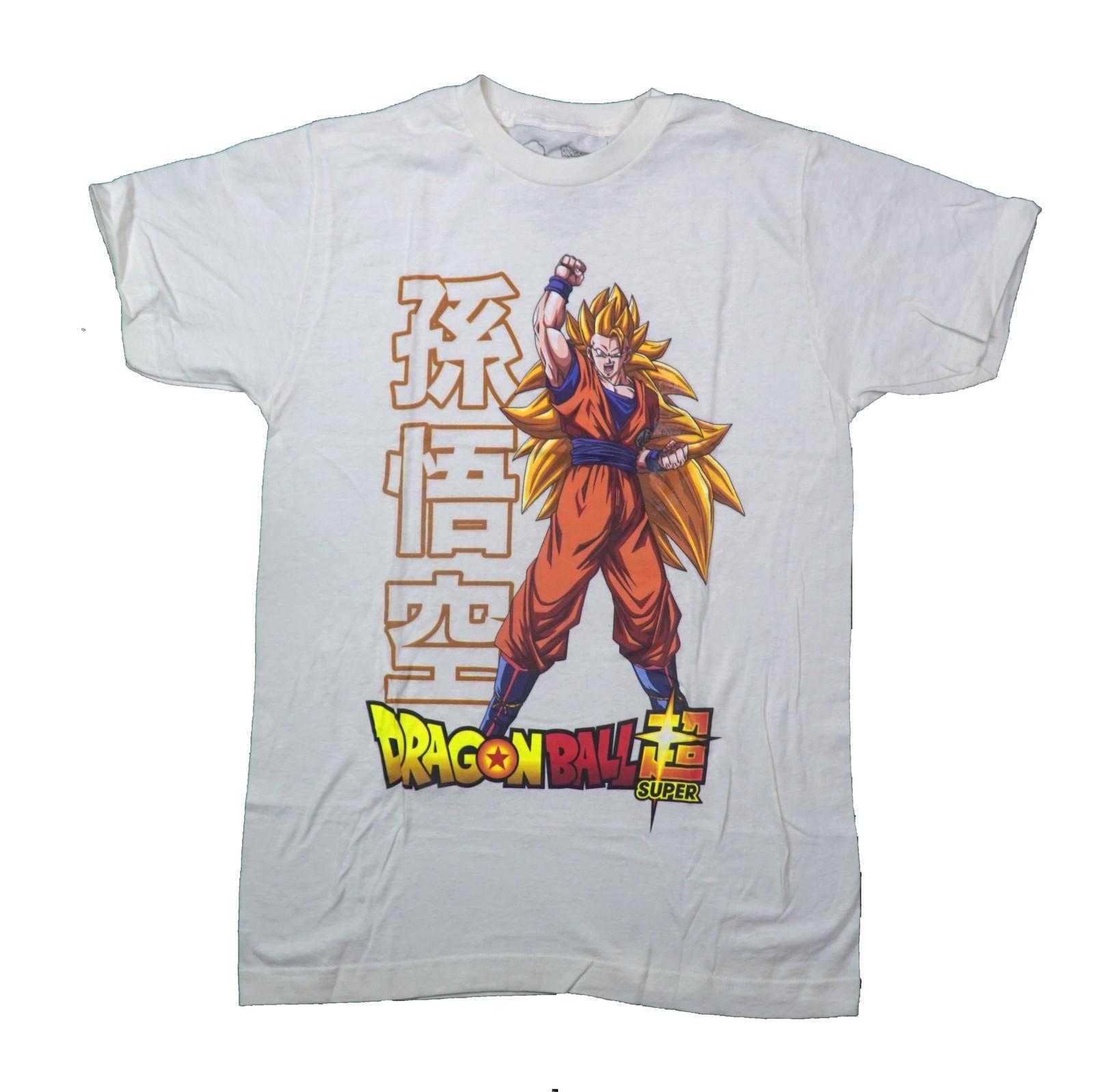 Dragon Ball Z Super Mens T-Shirt - Goku Extreme Hair Power Move by Kanji L