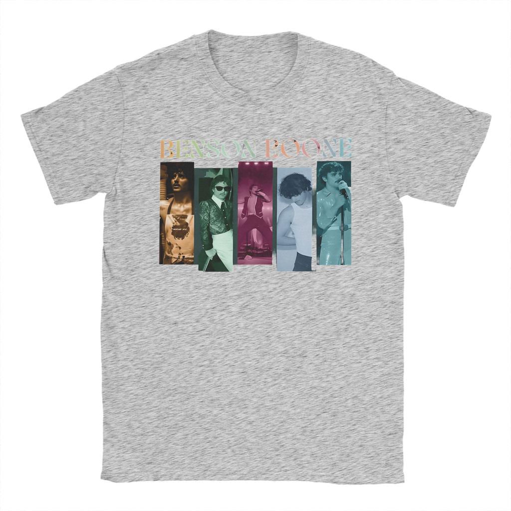 Benson Boone Beautiful Things Album T Shirt Beach American Heart Tour Cotton T Shirts For Couple Print Tshirt Short Sleeve Tees