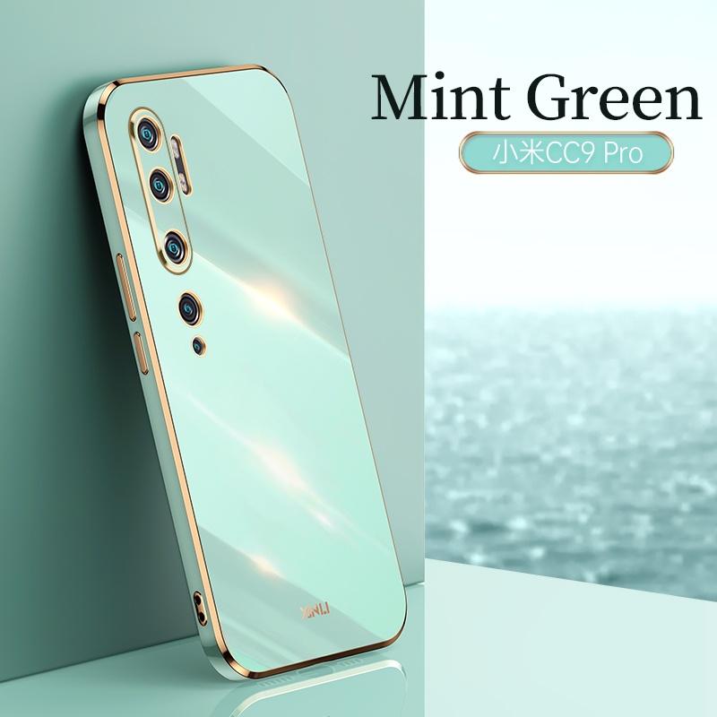 

Чехол для Xiaomi Mi Note 10, защитный гальванический противоударный чехол, чехол для Xiaomi Mi Note10 Pro, силиконовый чехол из ТПУ, мягкая задняя крышка Xiaomi Mi Note 10 Pro зелёный