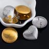 2 Pcs/lot Stainless Steel Wave Round Heart Stud Earrings with Loop Back Plug Earrings Pin for Women Fashion DIY Jewelry