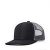 Summer Breathable Mesh Trucker Hat with Slight Curve 6-Panel Design Adjustable Fit for Men's Outdoor Use