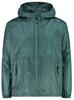 Jacket CMP Rain Hoodie Jacket Turquoise