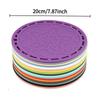 1PCS Nordic Style Round Silicone Trivet, High Temperature Resistant Anti-Scald Pot Mat, Multi-use Table Mat & Coaster