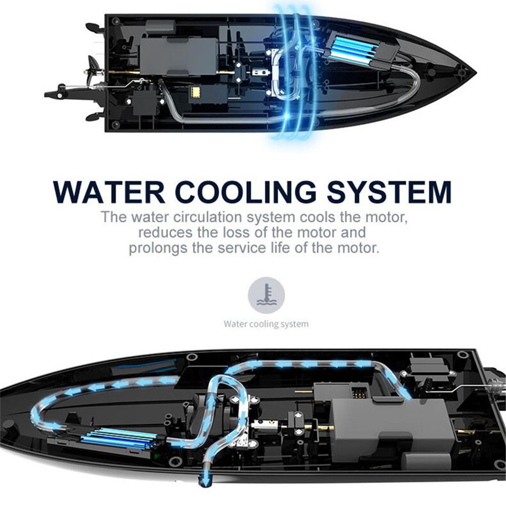 UDIRC UDI022 2.4G RC Boat - 60km/h Speed, LED Lights & Water Cooling System, Per