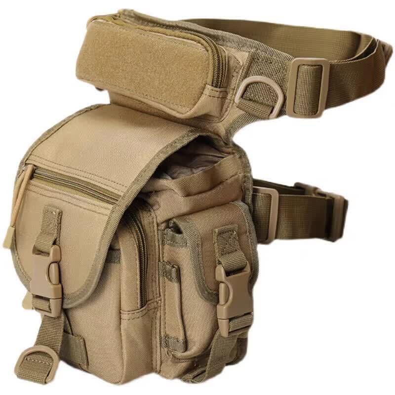 JINGGENG Men's Waterproof Tactical Waist Leg Bag