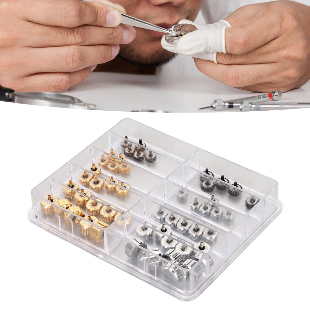 Copper Watch Crown Parts 9*5cm Watch Repairing Crowns Kit Replacement Watch Crowns Watch Repairing