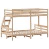 Bunk Bed 80x200   120x200 Cm Solid Pine Wood