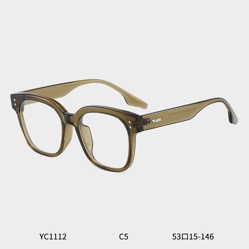 1112 Large Frame Una. C Anti-Blue Flat Glasses Men'S Myopia Glasses Frame Tr90 Glasses