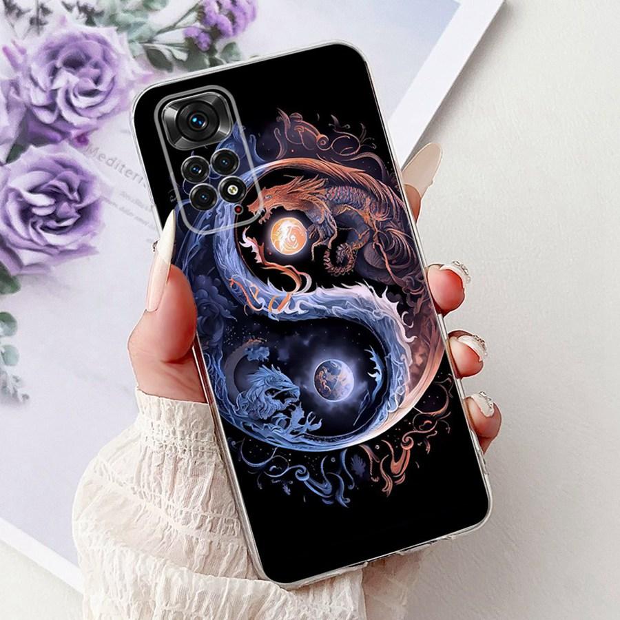 For Xiaomi Redmi Note 11 Pro 11S 4G Phone Case Luxury Painted TPU Cover for Redmi Note11 4G Global Soft Silicone Fundas Capa