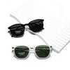 Glasses Round Wind Sunglasses Men'S Polarized Glasses Semi-Metal Sunglasses Women'S