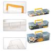 Clear Plastic Tool Storage Box With Handle For Hardware Accessories Large Capacity Thickened Plastic Handheld Toolbox