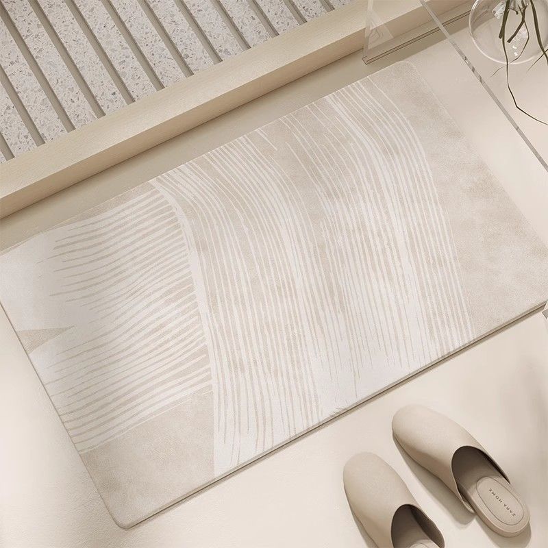 Bathroom Floor Mat, Toilet Soft Diatom Mud Absorbent Mat, Toilet, Toilet Door Non-slip Foot Mat