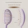 Wet And Dry Use Volumizing Hair Comb With Auto Cleaning Design For Gentle Detangling And Comfortable Ergonomic Grip