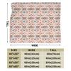 Warm Soft Blanket Children Decorative Bohemian  pattern Bedding Throws  Flannel Bedspread For Couch Chair Graphic Sofa Bed Cover