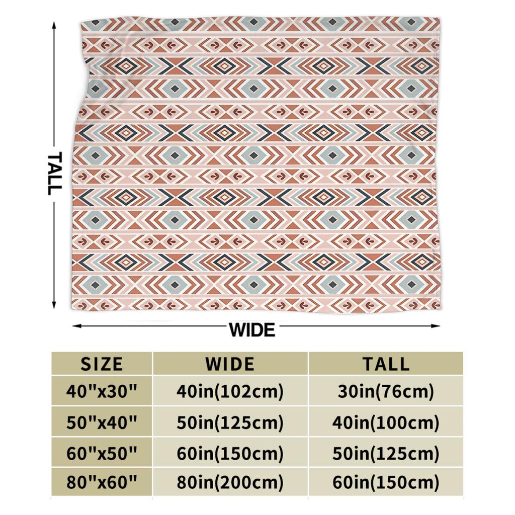 Warm Soft Blanket Children Decorative Bohemian  pattern Bedding Throws  Flannel Bedspread For Couch Chair Graphic Sofa Bed Cover