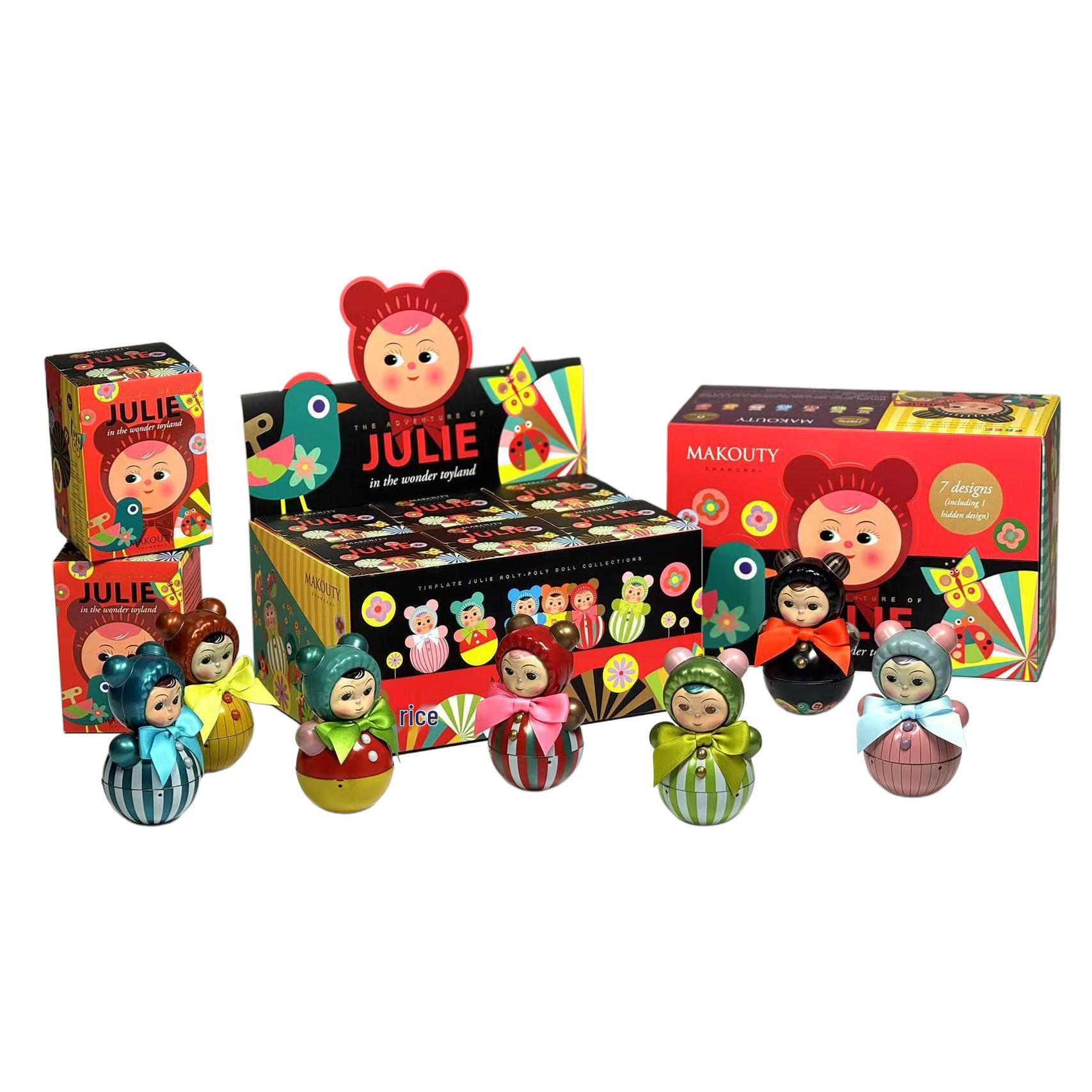 Roly-Poly Retro Tin Toy: Creative Gift & Collectible Ornament
