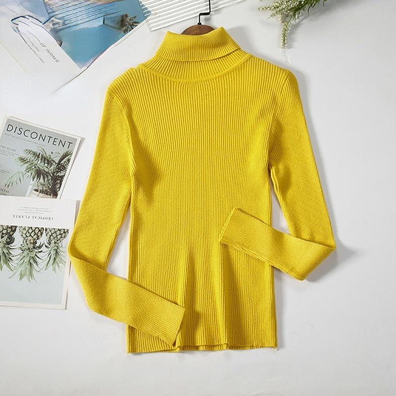 Женские свитера осенне-зимние топы тонкий женский пуловер вязаный свитер джемпер мягкий теплый тянуть One Size 1269₽