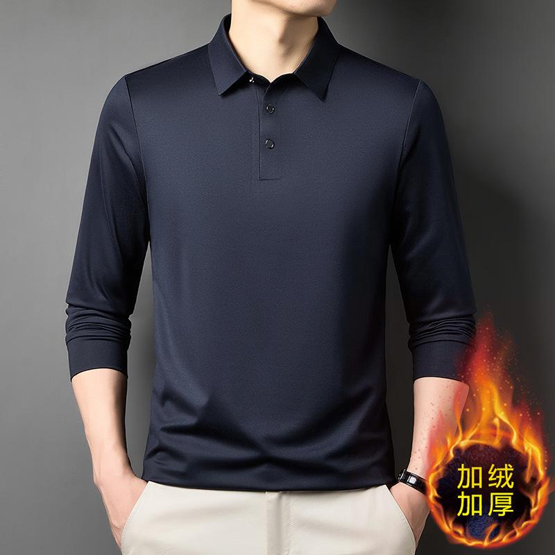 Winter Long Sleeve T-Shirt Top Loose Fitpolo M