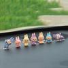 Labubu Car Display Screen Decoration Center Console Car Computer TV Cartoon Yoga Cloth Interior Supplies