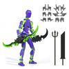 1 Set DIY Dekompressionswerkzeug Lucky 13 Figur Roboter Spielzeug Gelenk Beweglich 3D-Druck Generation Dummy Titan13 Puppe Actionfigur