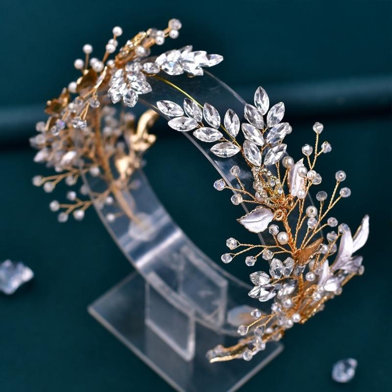 Luxurious Bridal Wedding Headwear Girls Headbands Fashionable Bridal Hairband for Wedding Elegances