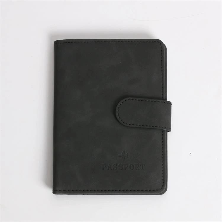 Passport Holder Cover Wallet RFID Blocking Leather Card Case Travel Accessories for Women Men