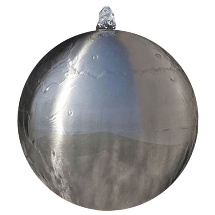 Exclusive House - 3 Pcs Garden Fountain Spheres with LED Stainless Steel