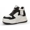 Small Man Thick-soled Heightening Little White Shoes Women's Summer New Versatile Casual Board Shoes Mesh Breathable Women's Shoes