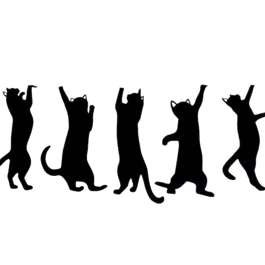 Black Kitten Metal Bookmark - Creative Cat Design, Perfect Gift for Students and Friends.