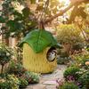 Weatherproof Hanging Leaf Bird House Waterproof Bird Shelter Creative Wild Birds Habitat  Courtyard
