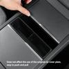For Tesla Model 3 Highland 2024 Accessories Center Console Organizer Storage Box Hidden Phone Charging Box Extended Storage Box