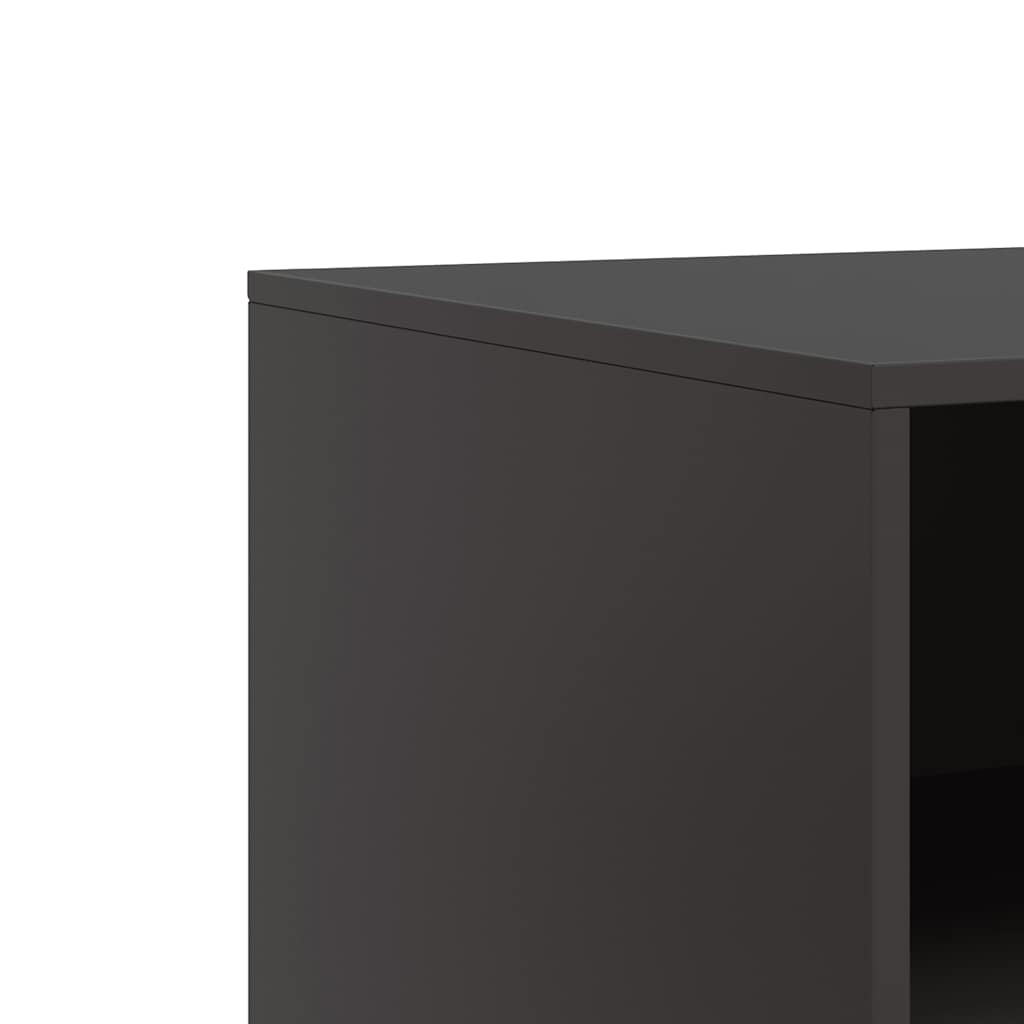 TV Stand Black 67 x 39 x 44 cm Steel