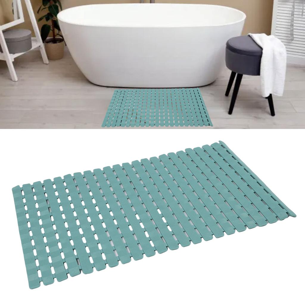 Bath Tub Shower Mat Anti Slip Enhanced Safety PVC Bathtub Mat with Suction Cups for Bathroom Home
