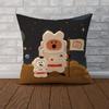 DDinotaeng Pillow Case For Car Sofa Decorative Home Doublesided Print Plush Square Throw Pillow Cushion Cover