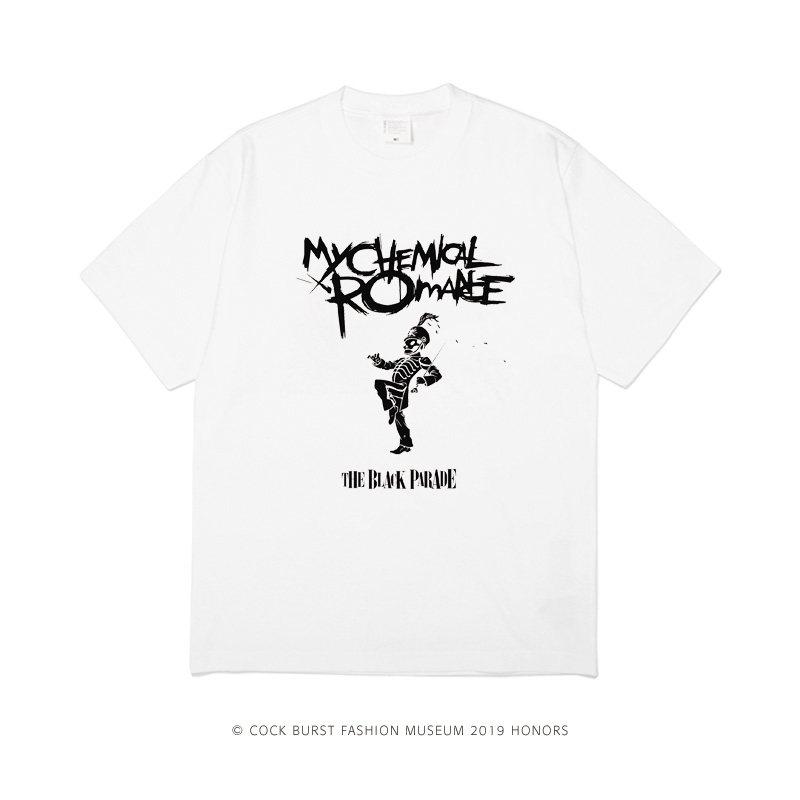 

My Chemical Romance The Black Parade Punk Rock Loose ShortSleeved TShirt Trend S