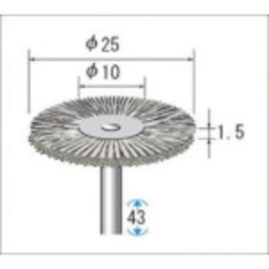 

Nakanishi Wire Brush Steel 10 50445 (1Pk (bag) = pieces)
